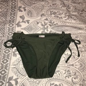 Target army green bikini bottoms (never worn)